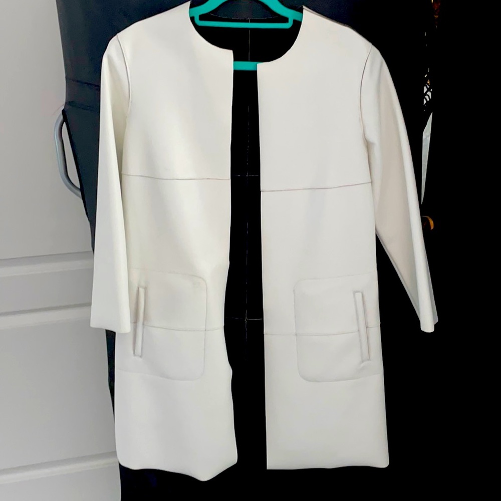 Faux leather jacket size xs